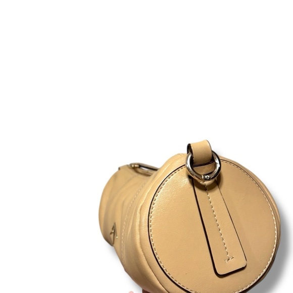 Manu Atlier Cylinder Chic Tan Leather Barrel Bag - Picture 2 of 9